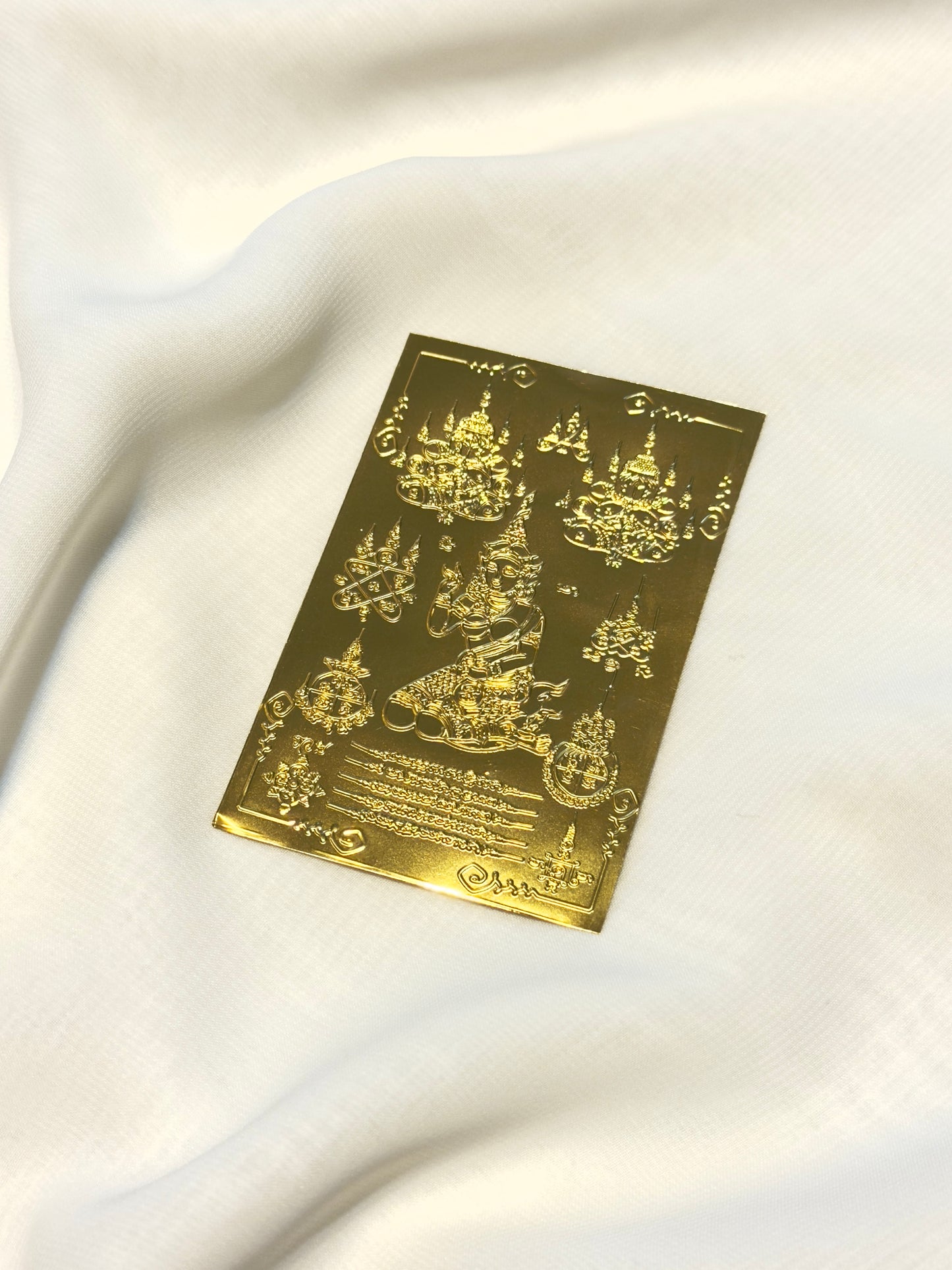 Sak Yant Gold Aluminum Sheet