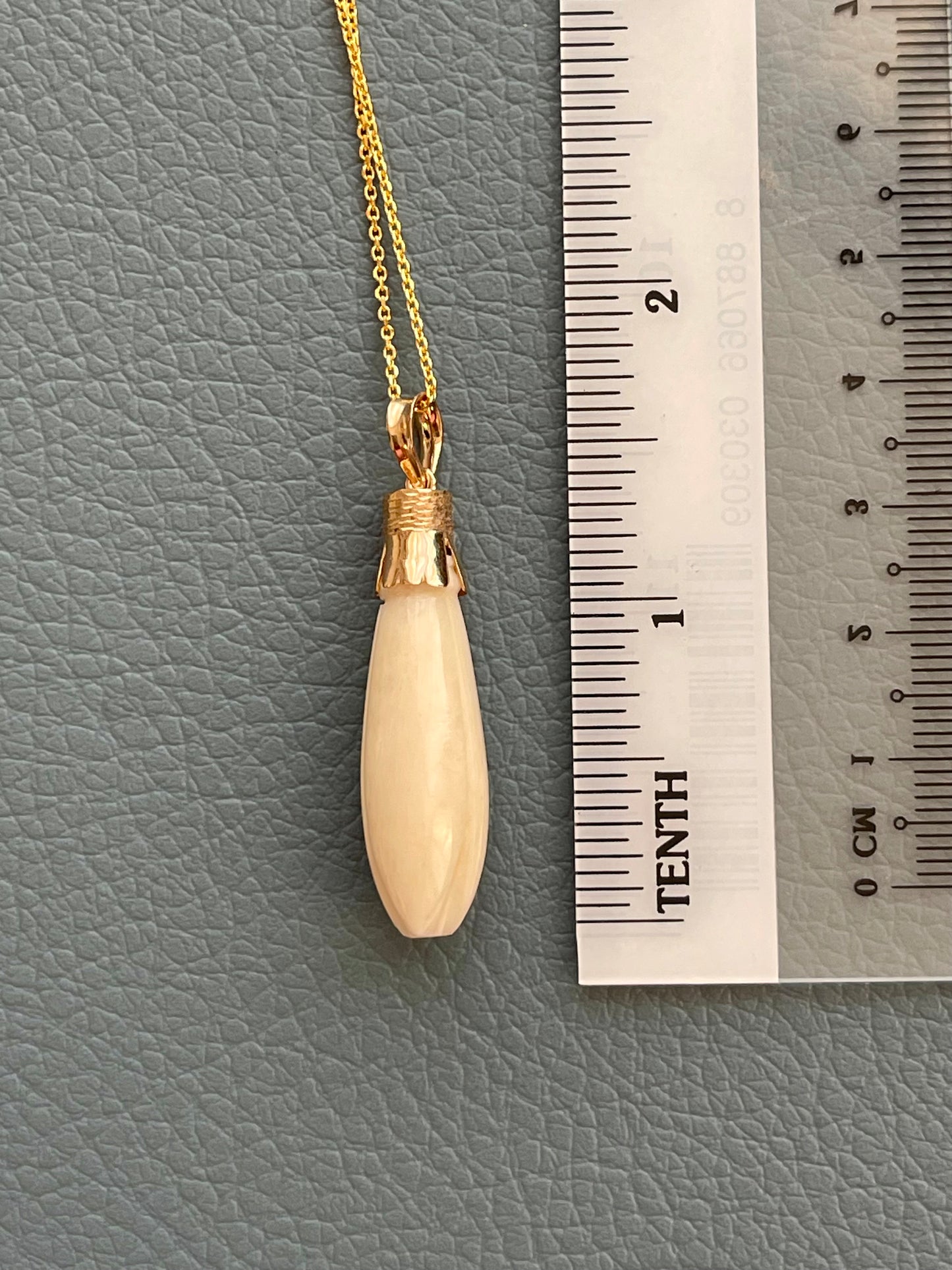 Pka Champa Cowbone Pendant in 18k Gold
