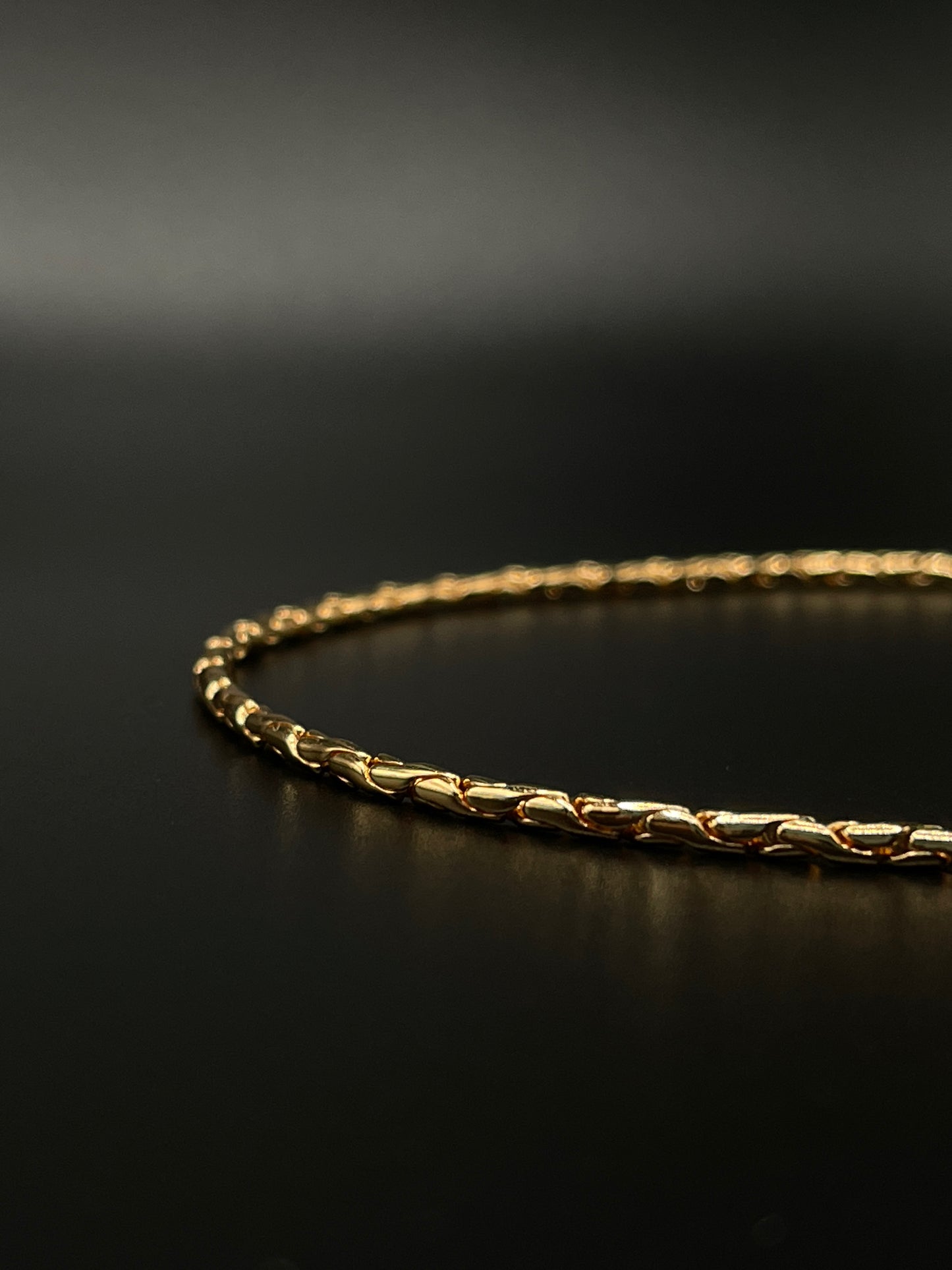 Gold Plated Anklets for Adults: 9.5 inches