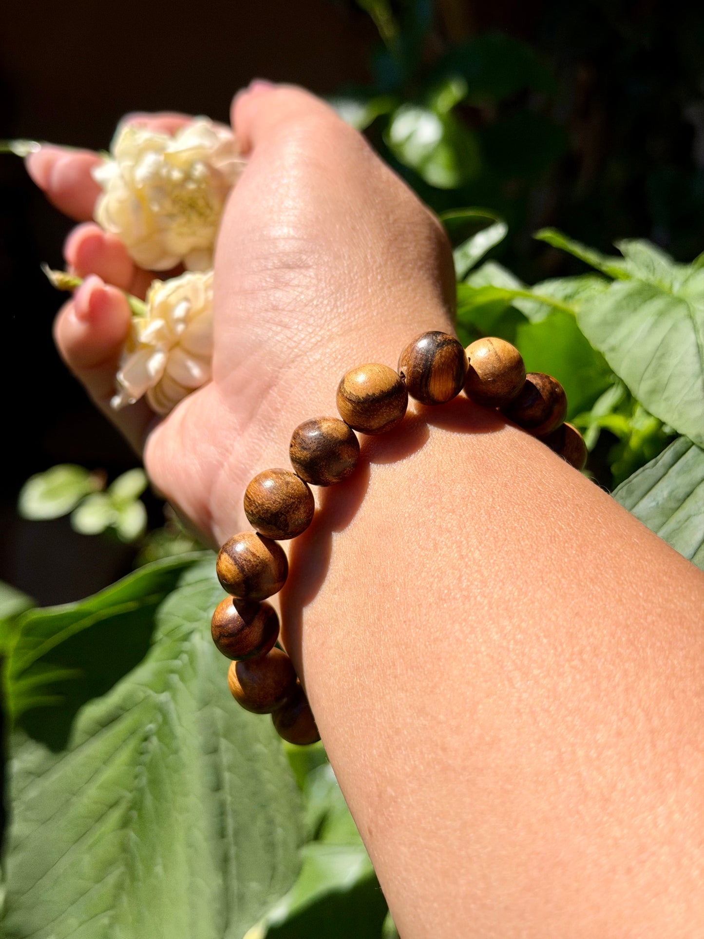 Cambodian Agarwood Bead Bracelet - 1 CM