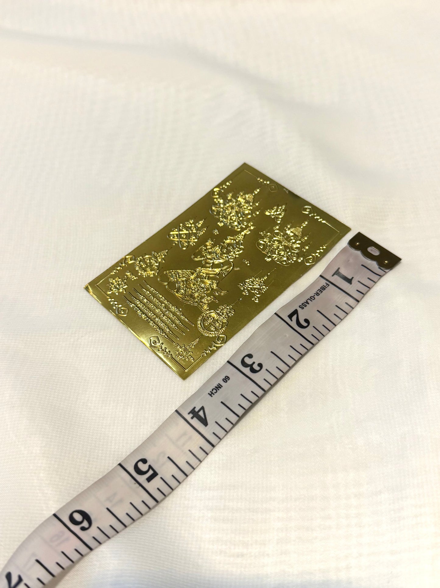 Sak Yant Gold Aluminum Sheet