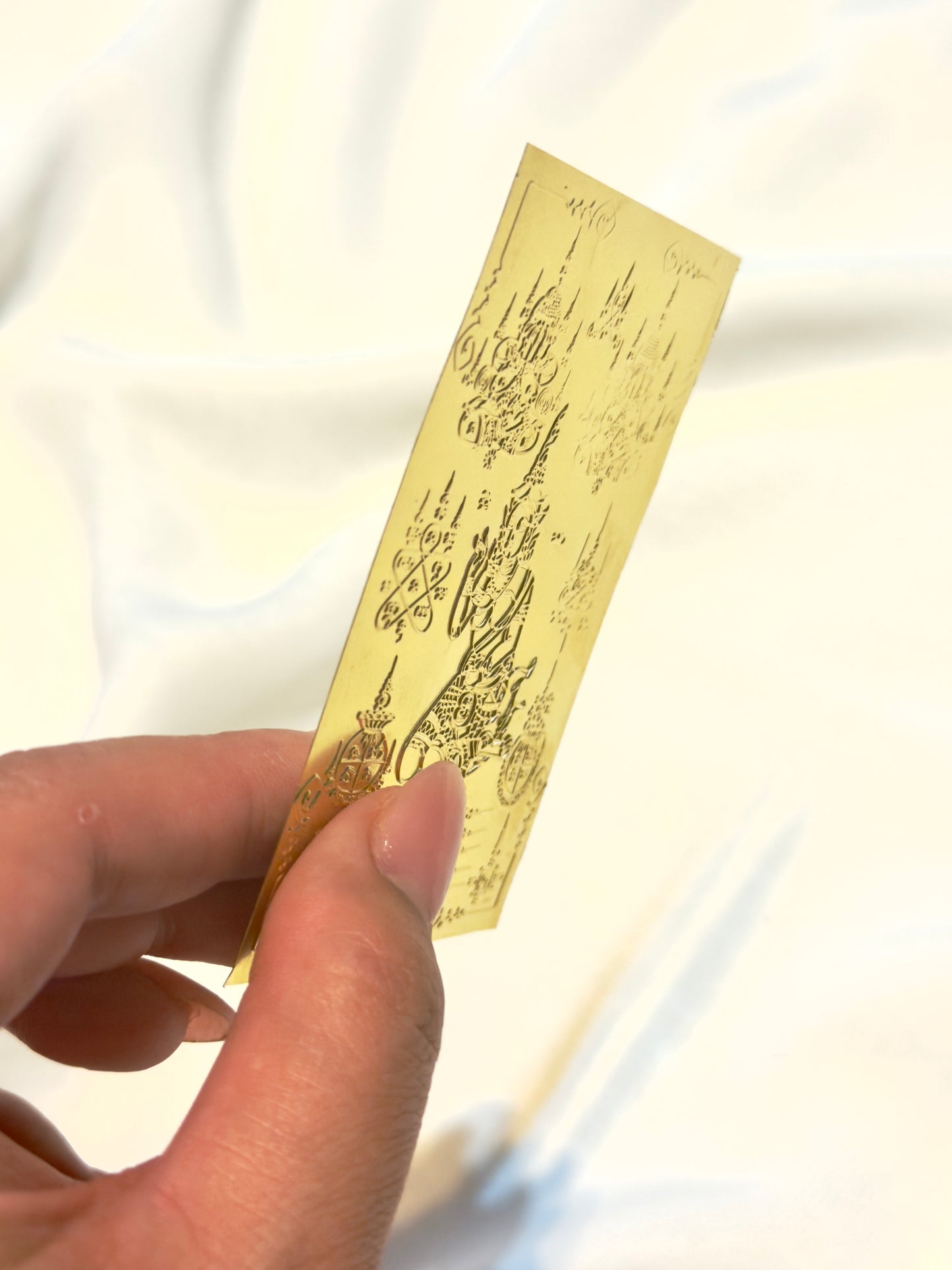 Sak Yant Gold Aluminum Sheet
