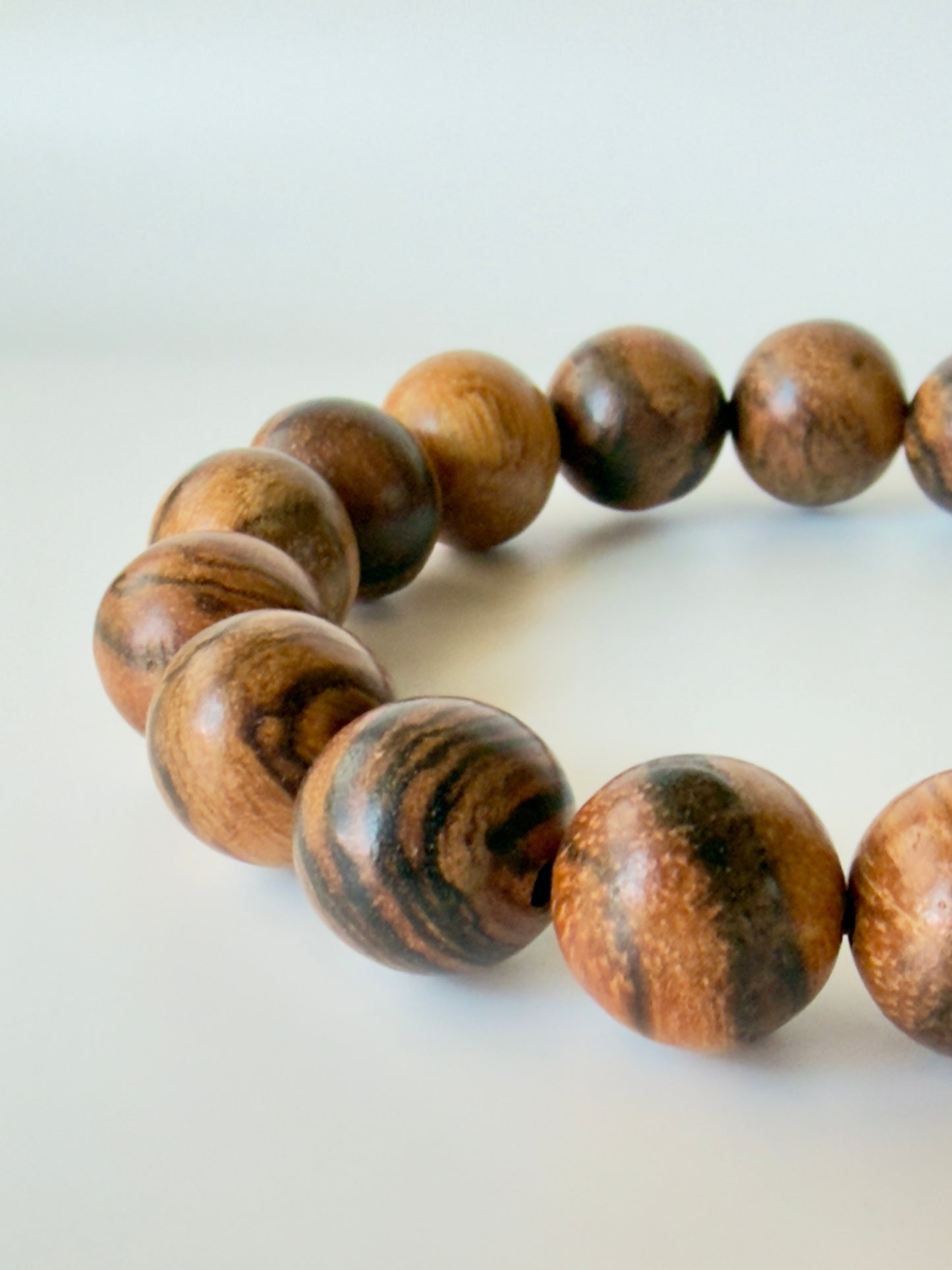 Cambodian Agarwood Bead Bracelet - 1 CM