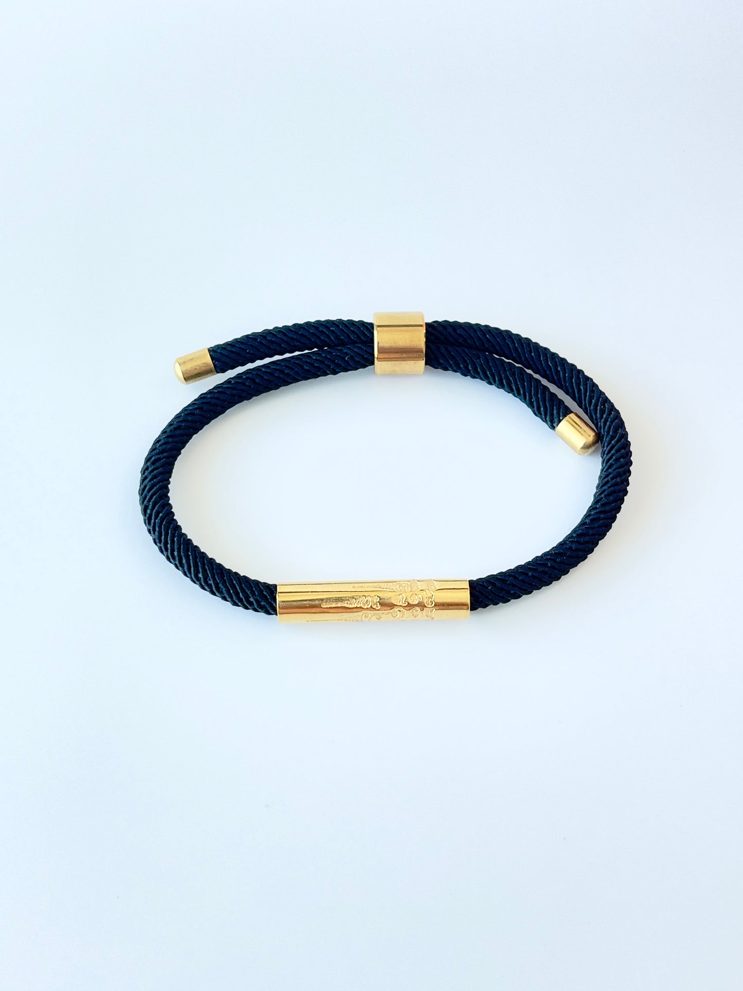 Luxe Sacred Yantra Bracelet - Battambang Black & Gold