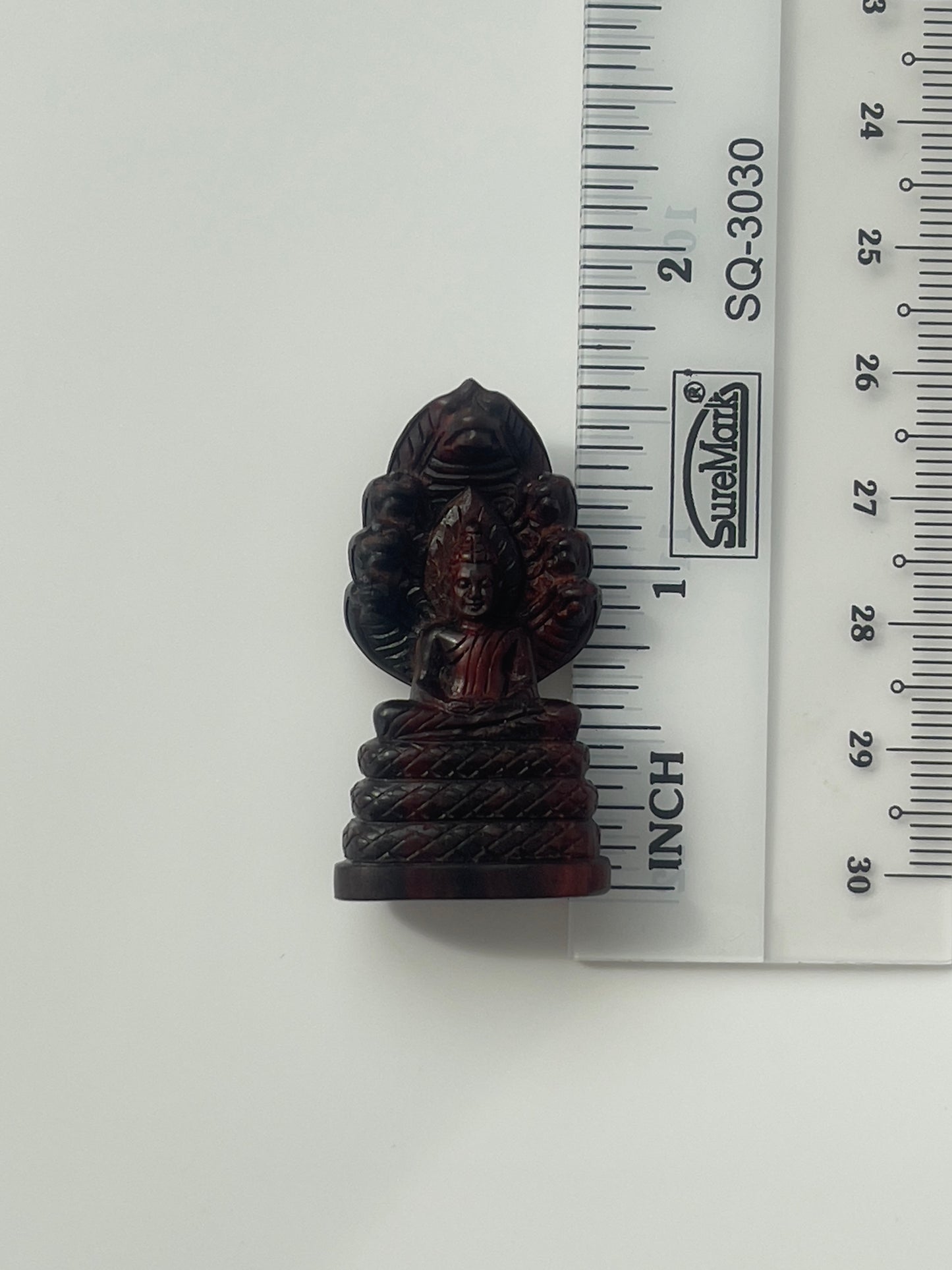 Khmer Style Rosewood Naga Buddha