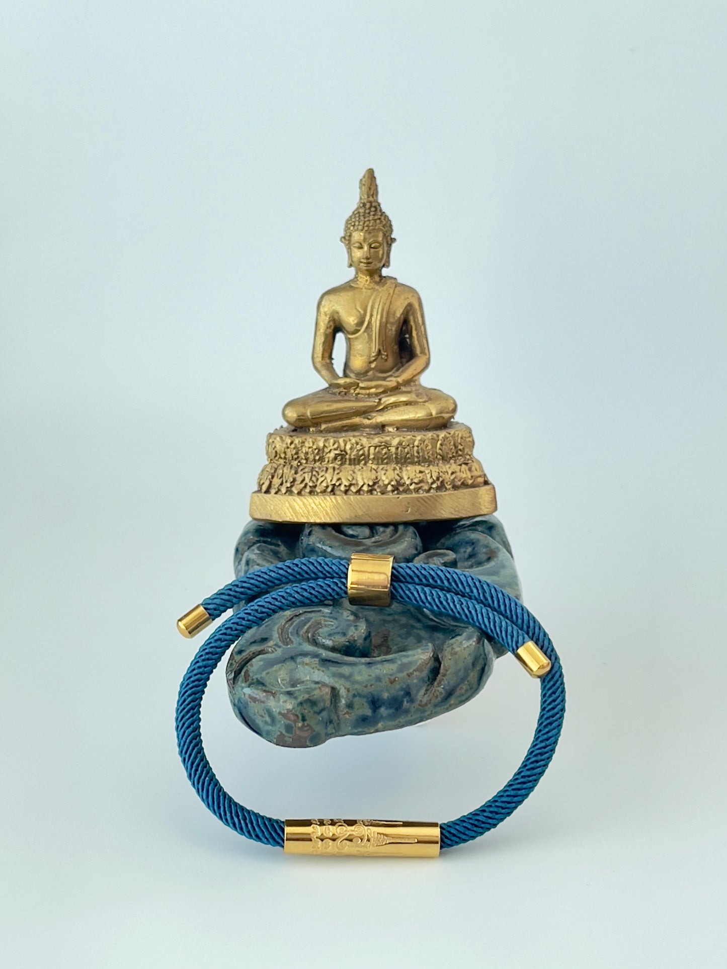 Luxe Sacred Yantra Bracelet - Indigo Blue