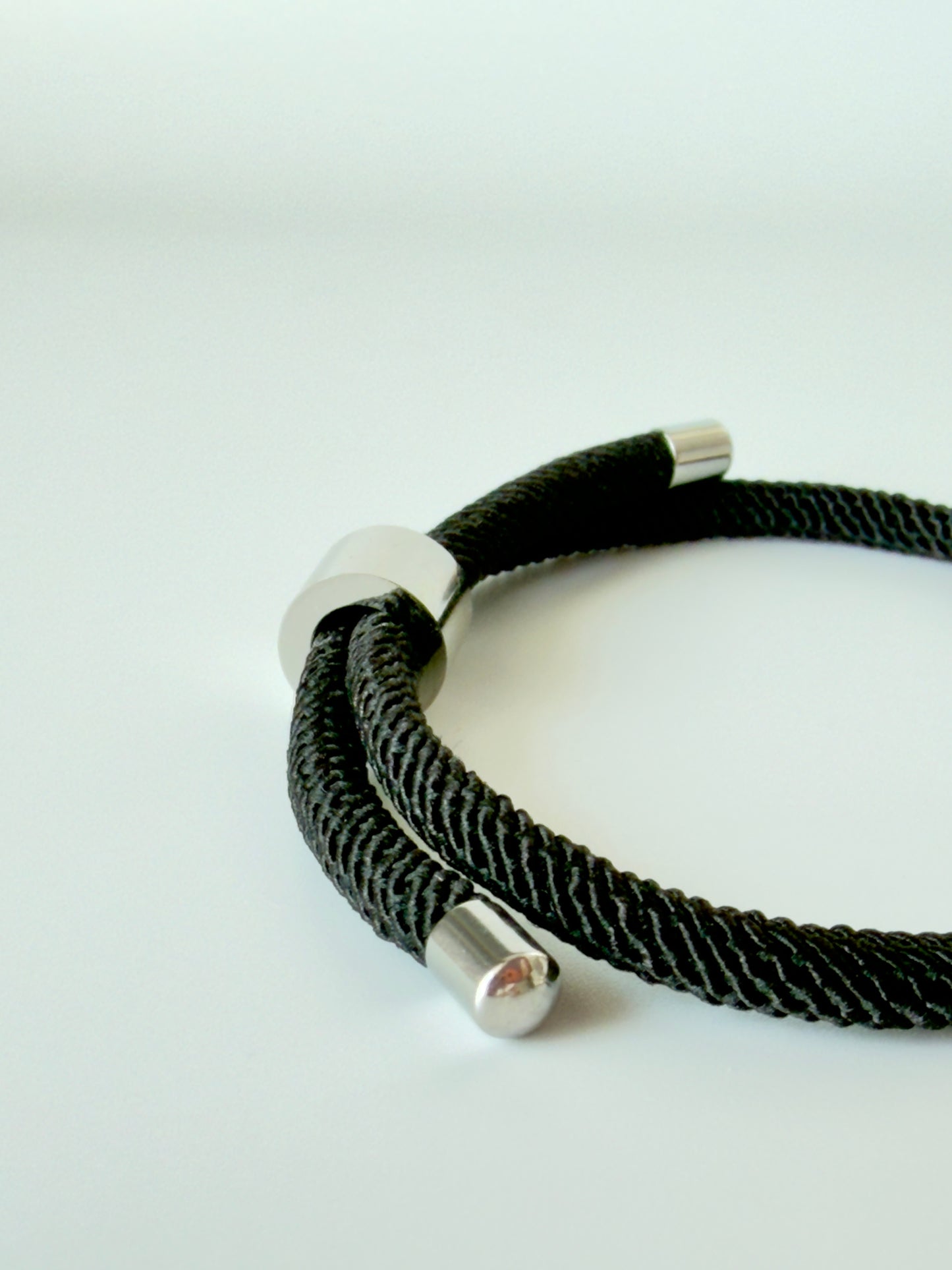 Luxe Sacred Yantra Bracelet - Battambang Black & Silver