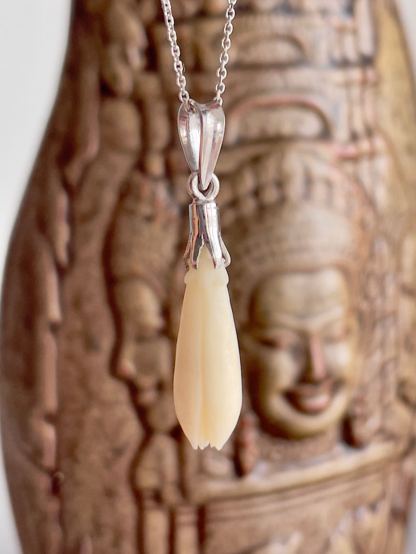 Mini Pka Champa in Silver: 1 inch