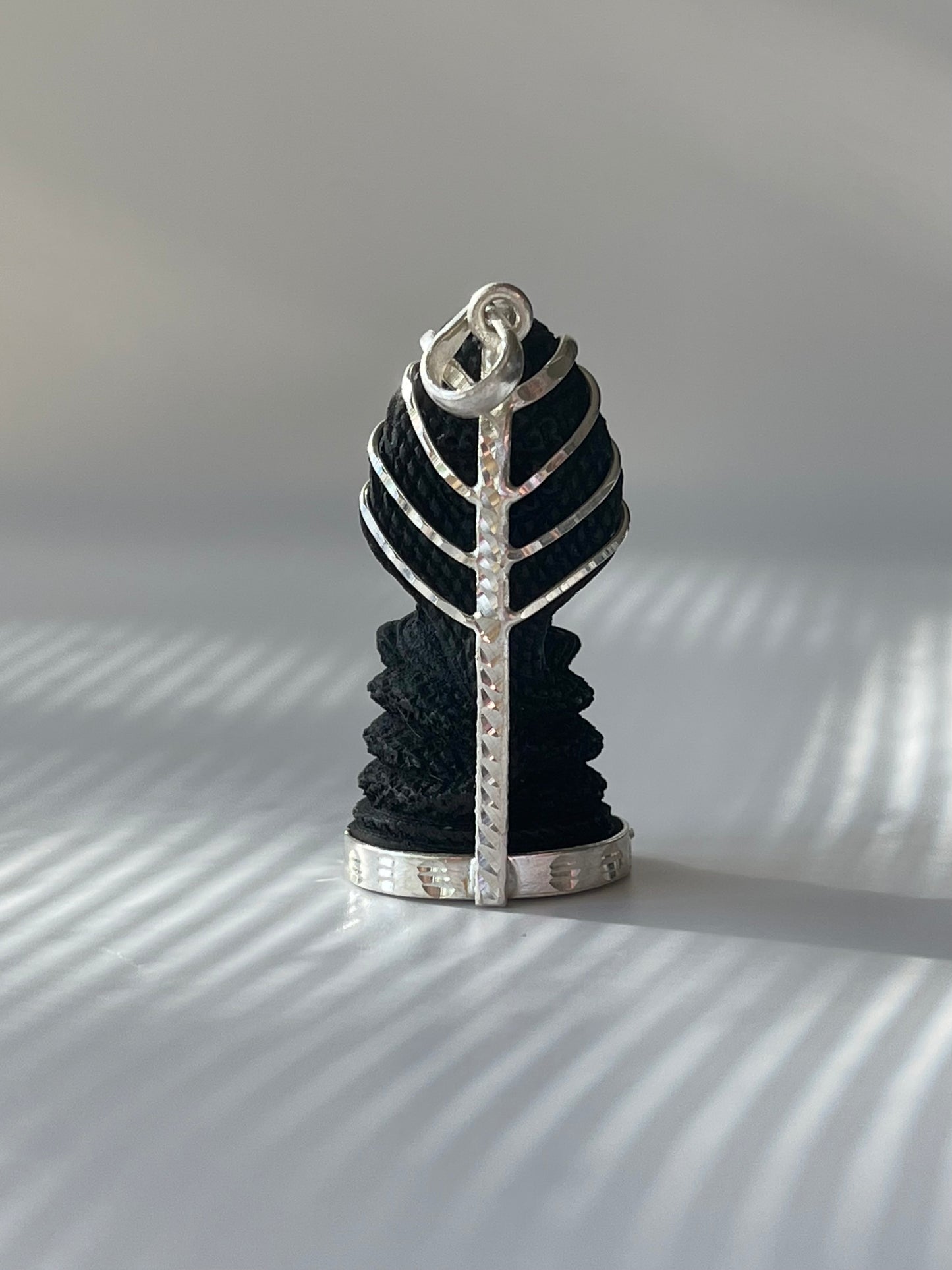 Blackwood Naga Buddha Pendant in Silver #175