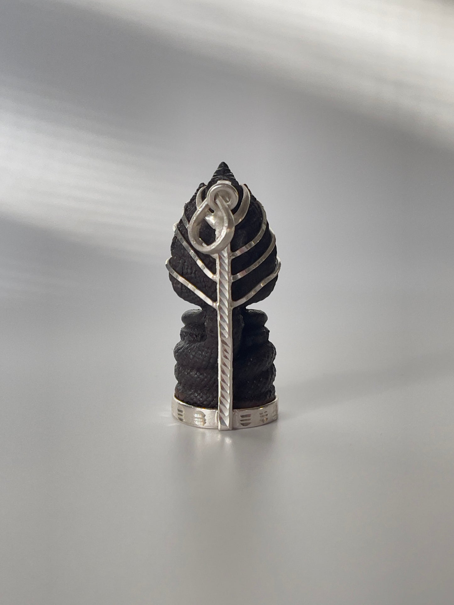 Blackwood Naga Buddha Pendant in Silver #641