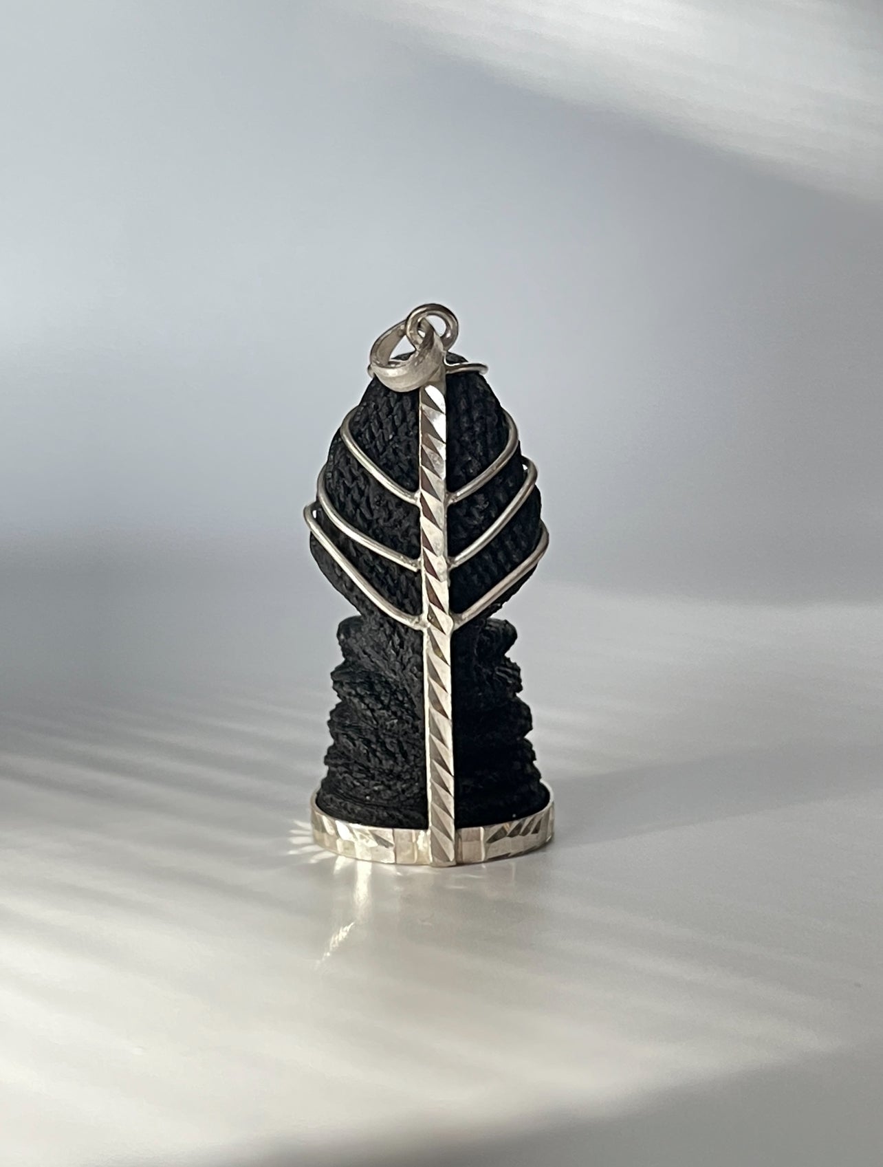 Blackwood Naga Buddha Pendant in Silver #642