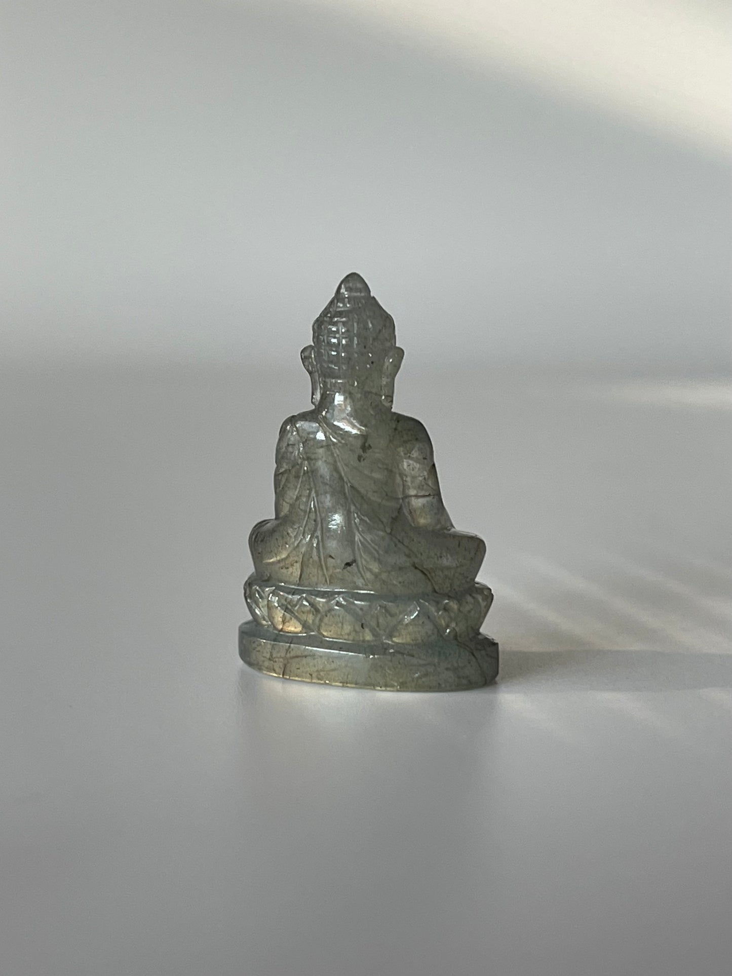 Mini Khmer Style Labradorite Buddha